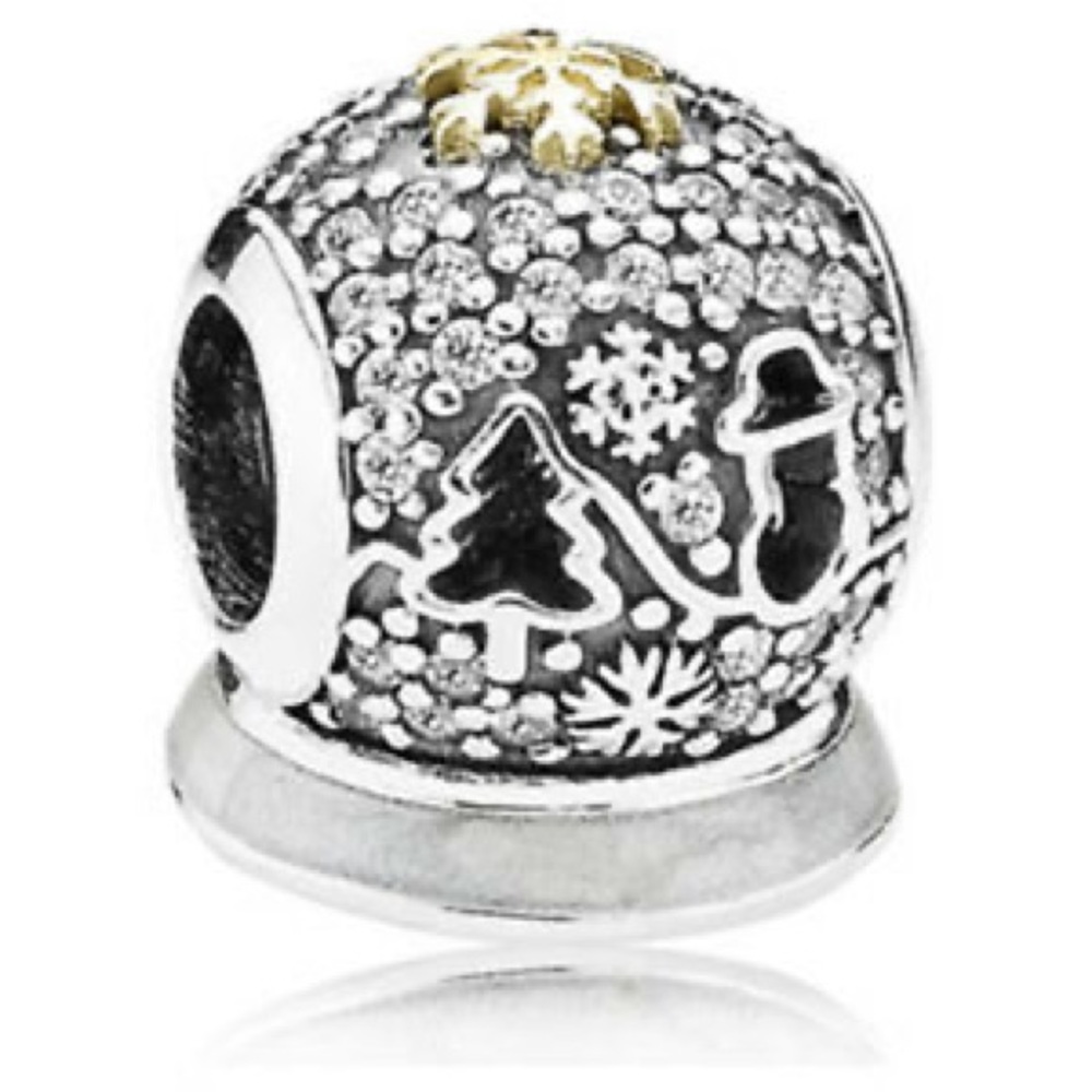AUTHENTIC PANDORA 2015 SNOW GLOBE